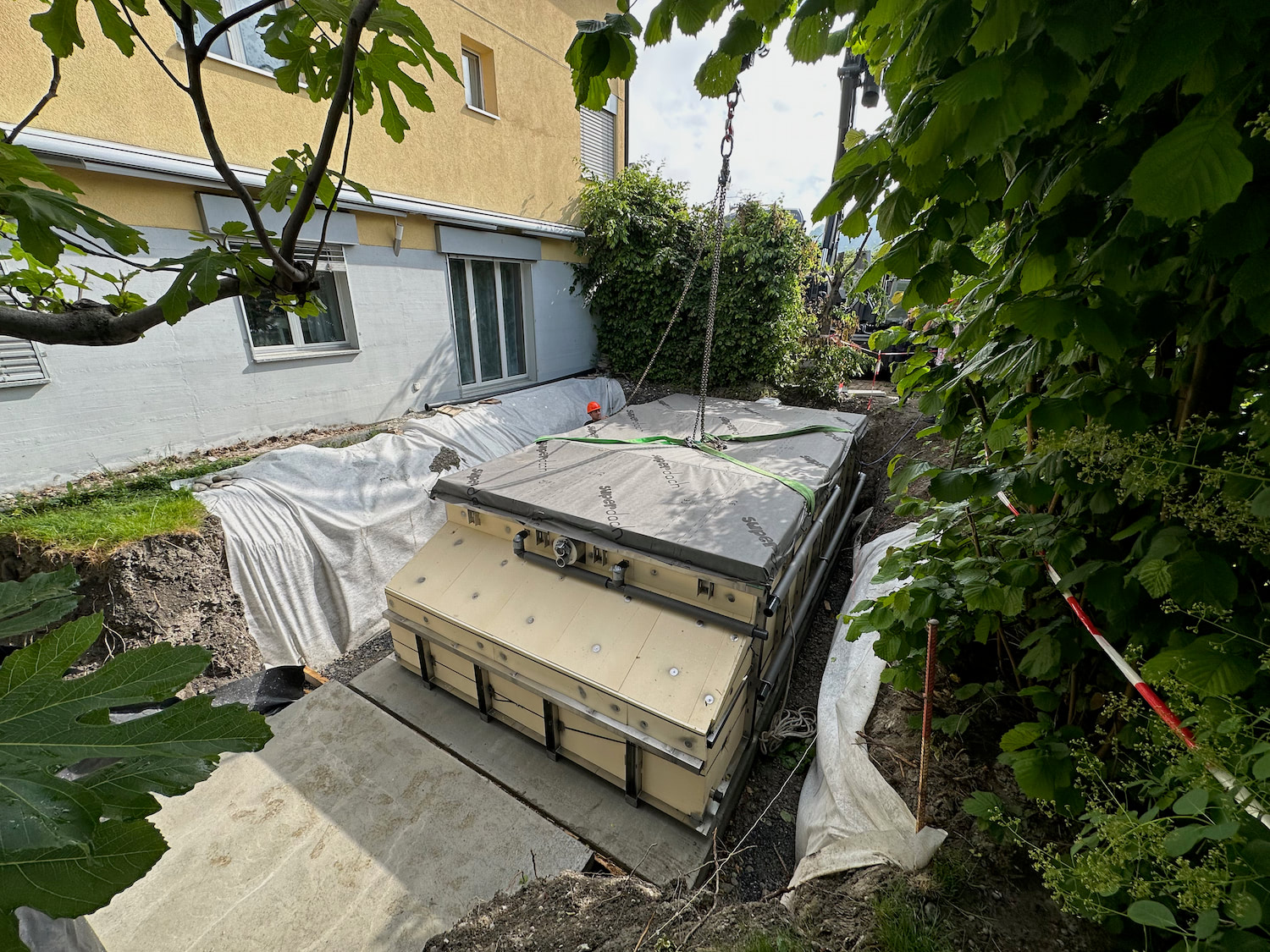 Construction piscine enterrée